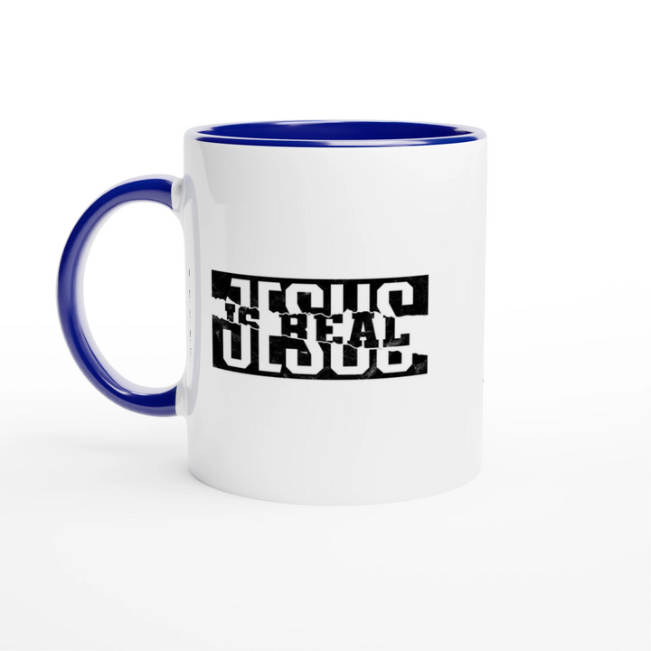 Jesus Is Real Christian Mug – Bold Faith Mug by Kingdom Klothing