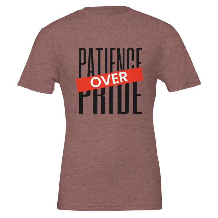 Patience Over Pride T-shirt | Kingdom Klothing Christian Tee