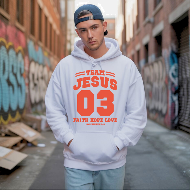 Team Jesus Hoodie – Bold Christian Hoodie by Kingdom Klothing