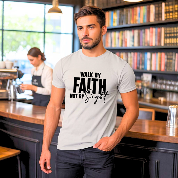 Walk by Faith T-shirt | Kingdom Klothing Christian Apparel